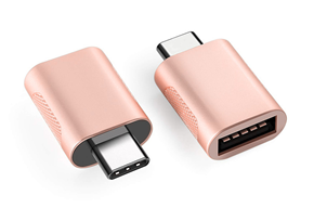 Female to Type-C Male Adapter Rose Gold